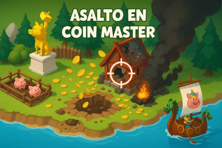 Más de 100 jugadores pueden ahora asaltarte – Coin Master