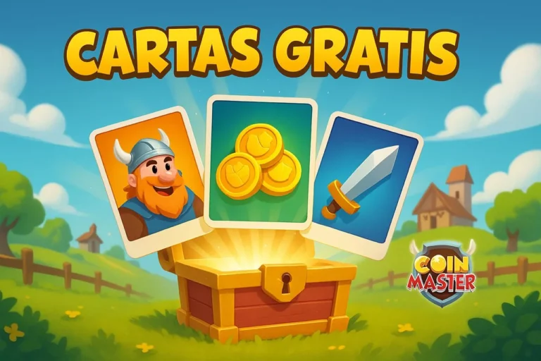 Cartas gratis del Coin Master: ¿Cómo conseguir cartas doradas y raras?