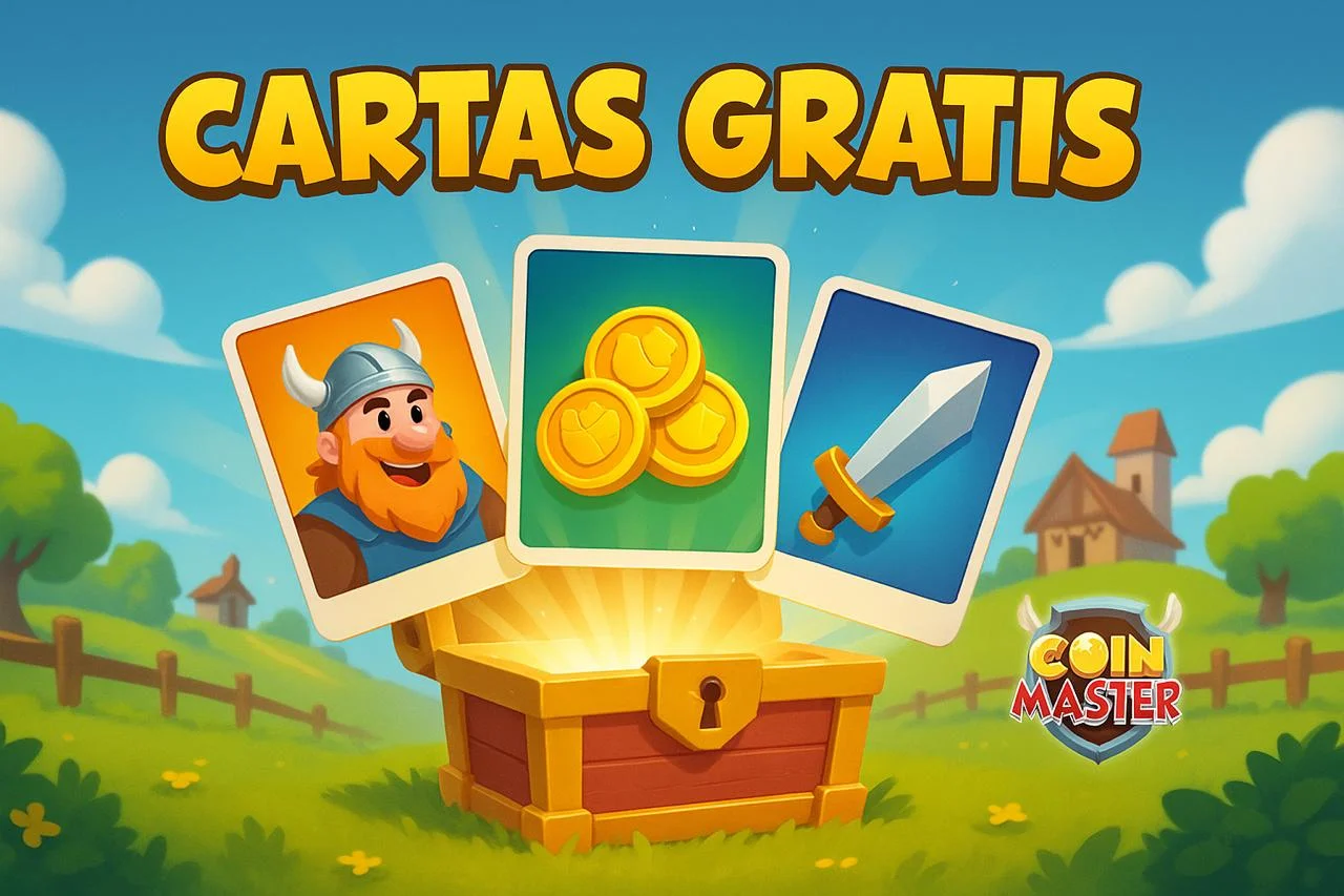 Cartas gratis del Coin Master: ¿Cómo conseguir cartas doradas y raras?